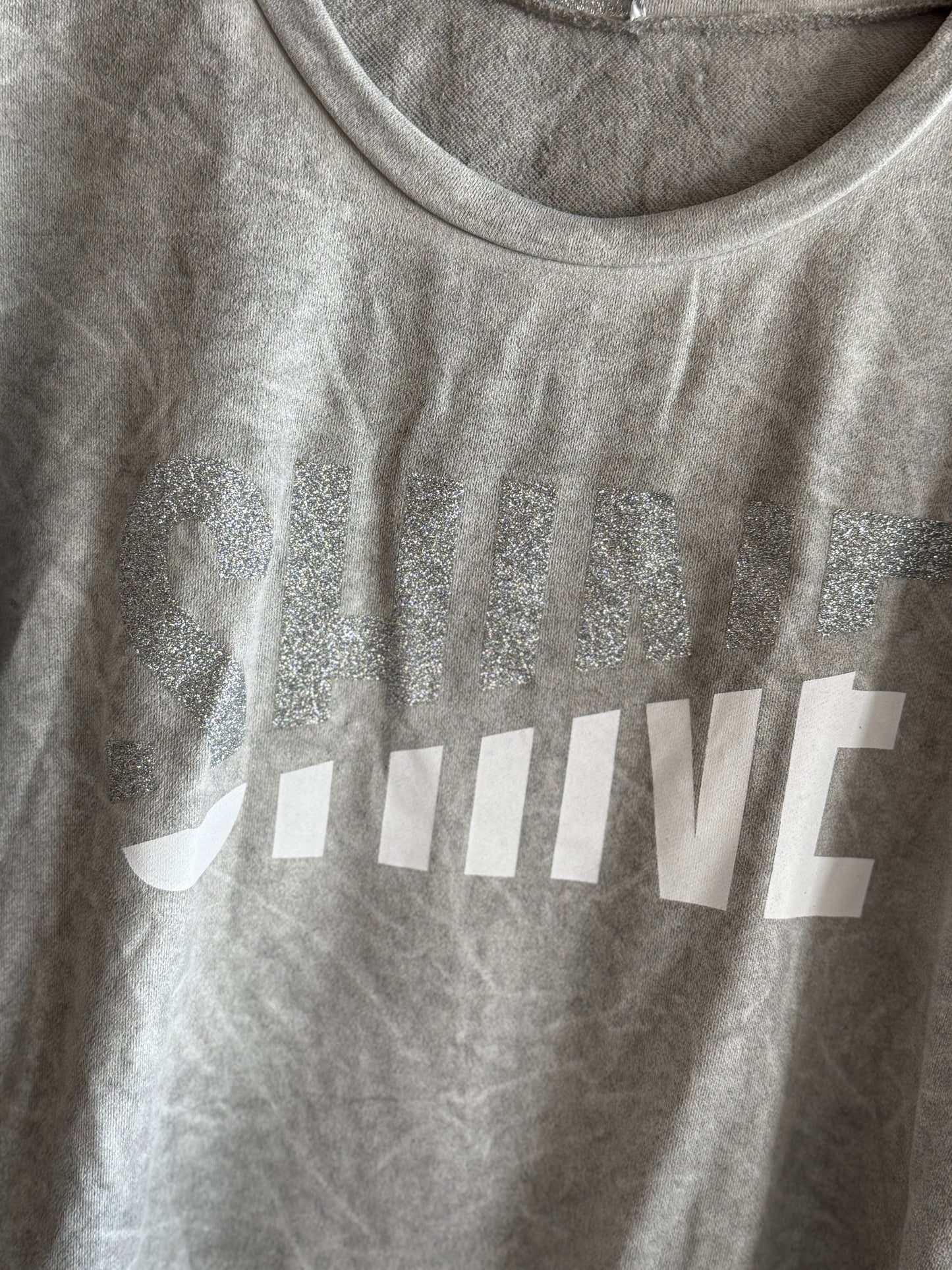 Shine Blouse Grey