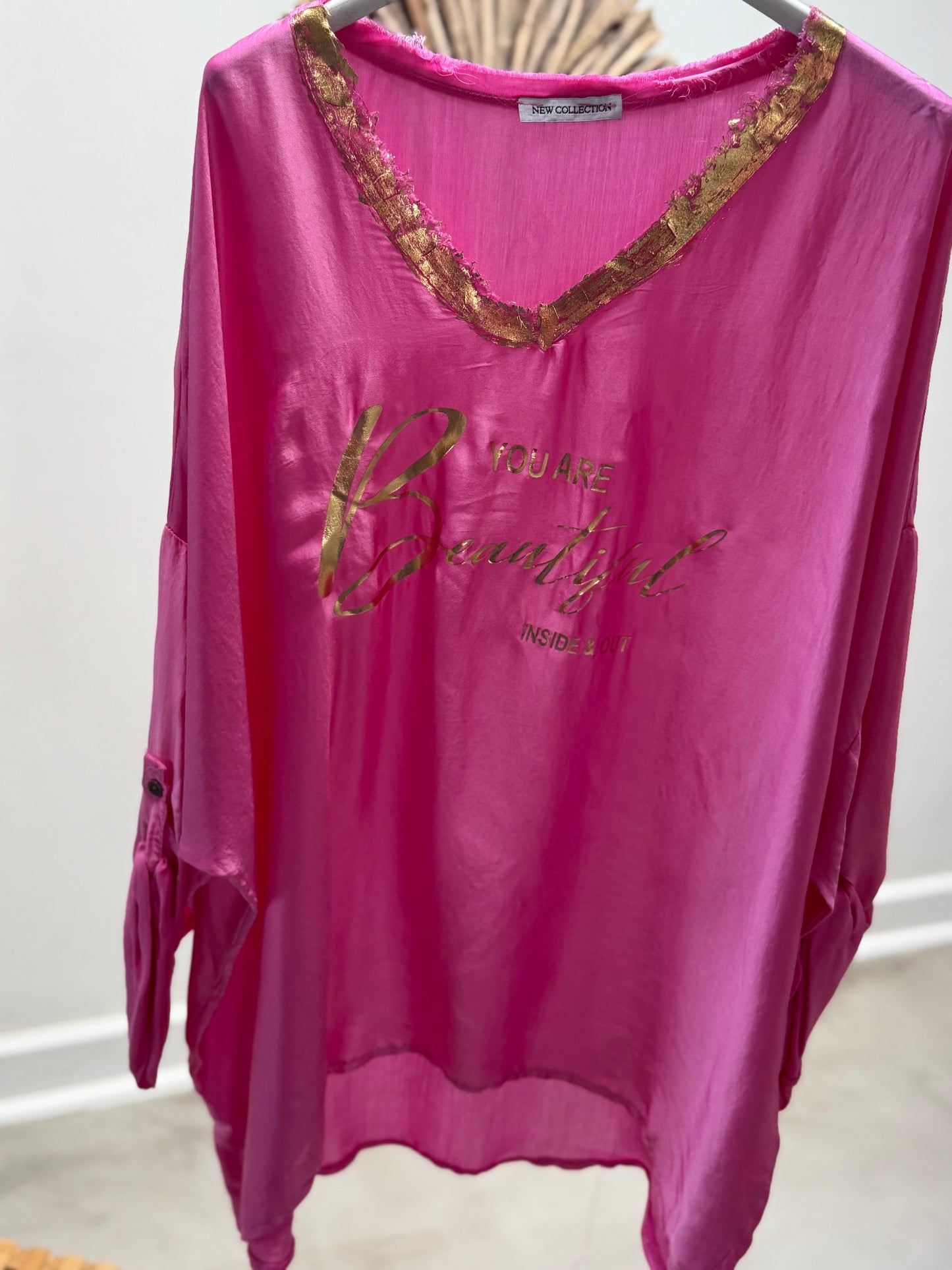 Believe Blouse Pink