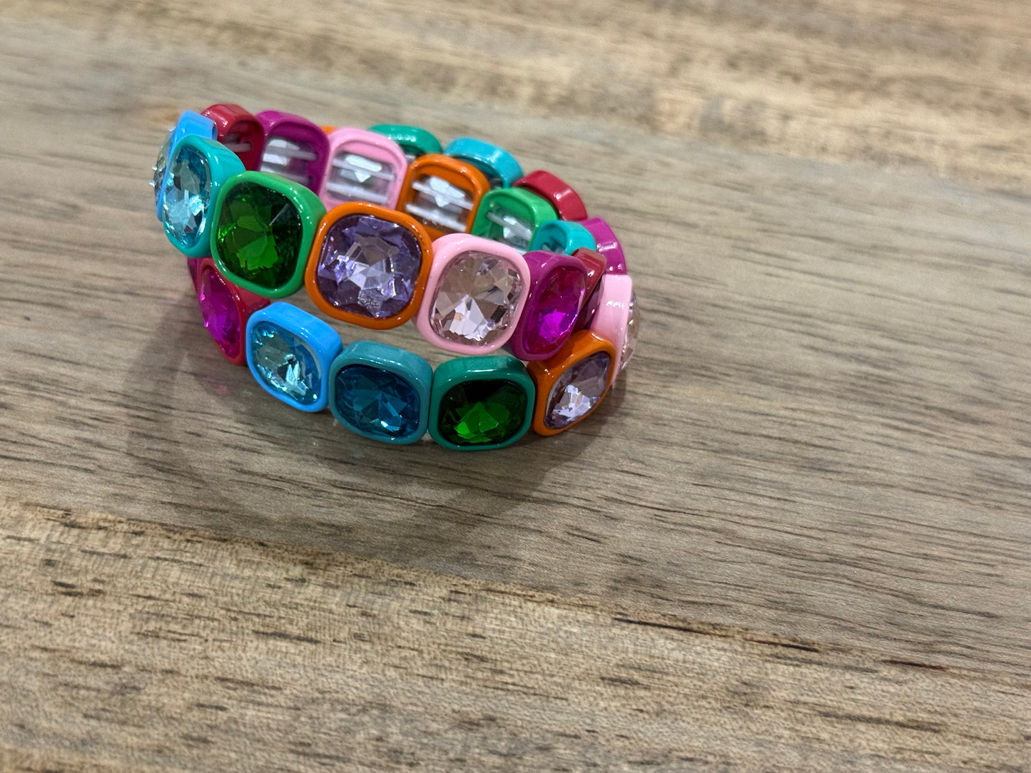 Diamanté Rainbow Bracelet