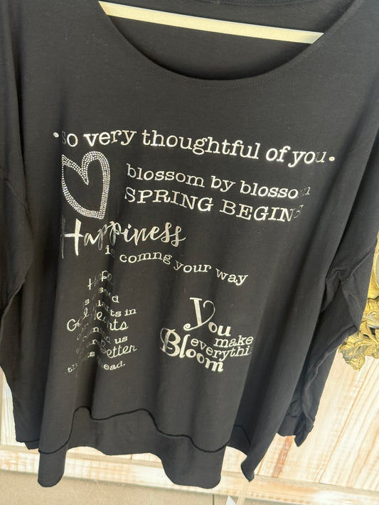 Happiness Blouse Black