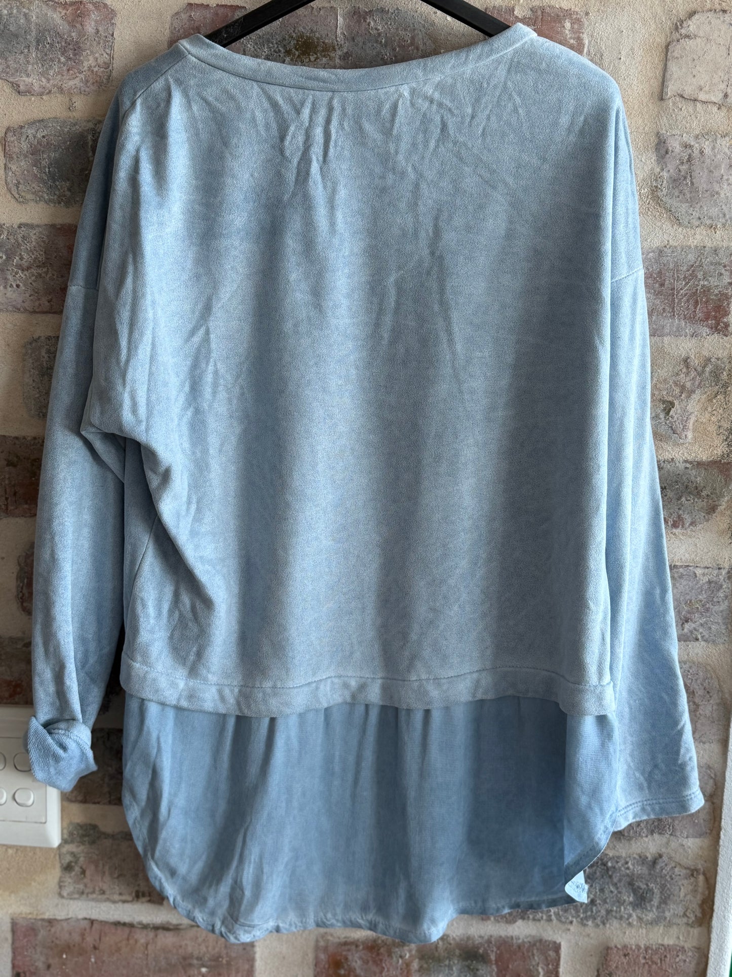 Shine Blouse Blue