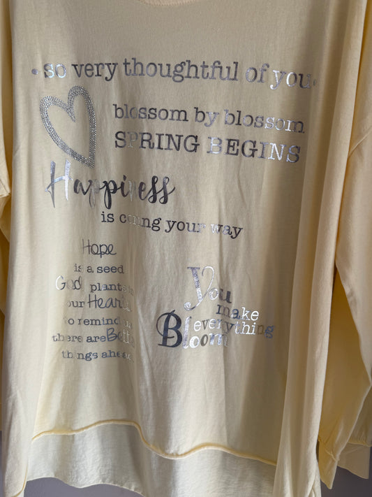 Happiness Blouse Yellow