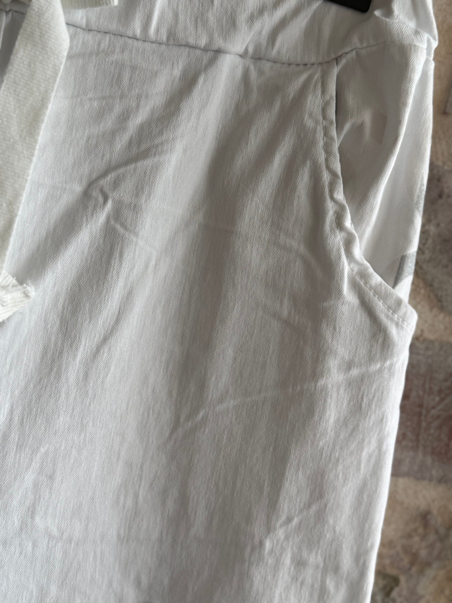 Thinking Pants White