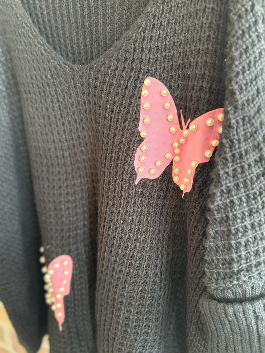Pearl Butterfly Black