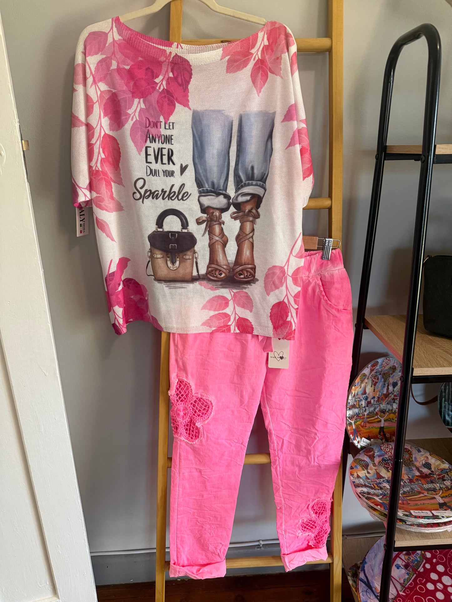 Sparkle Blouse Pink