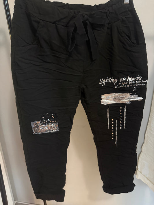 Lightning Pants Black