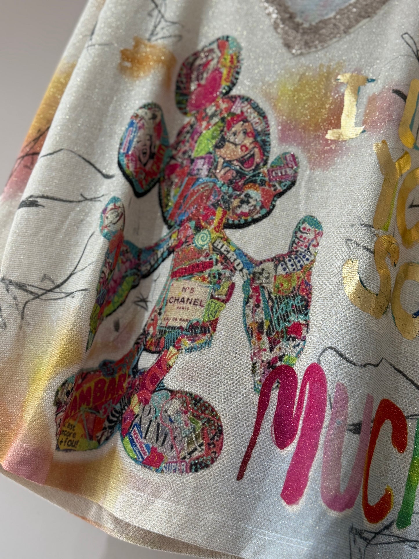 Rainbow Sequin Minnie Blouse