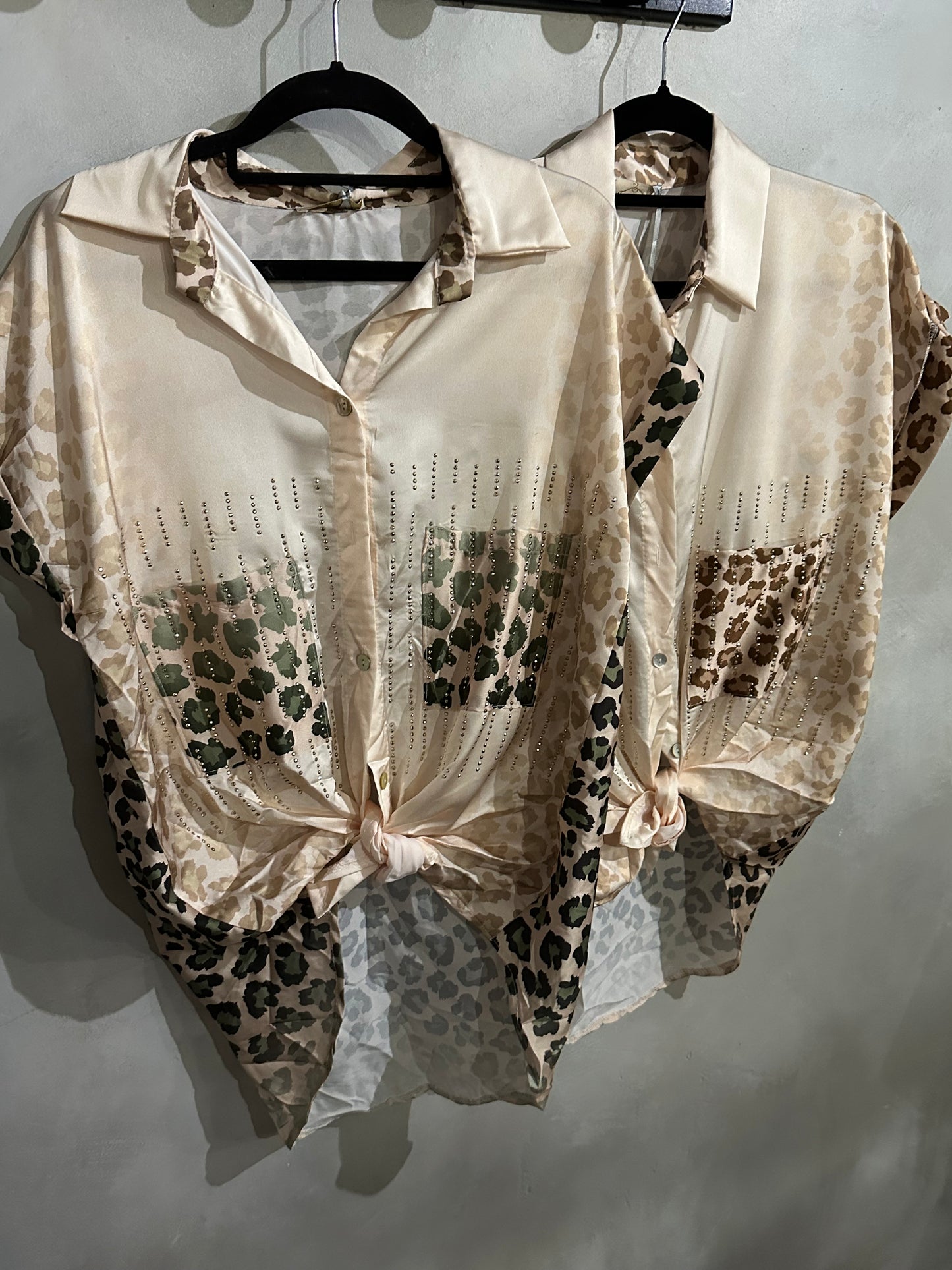 Fancy Me Khaki Blouse
