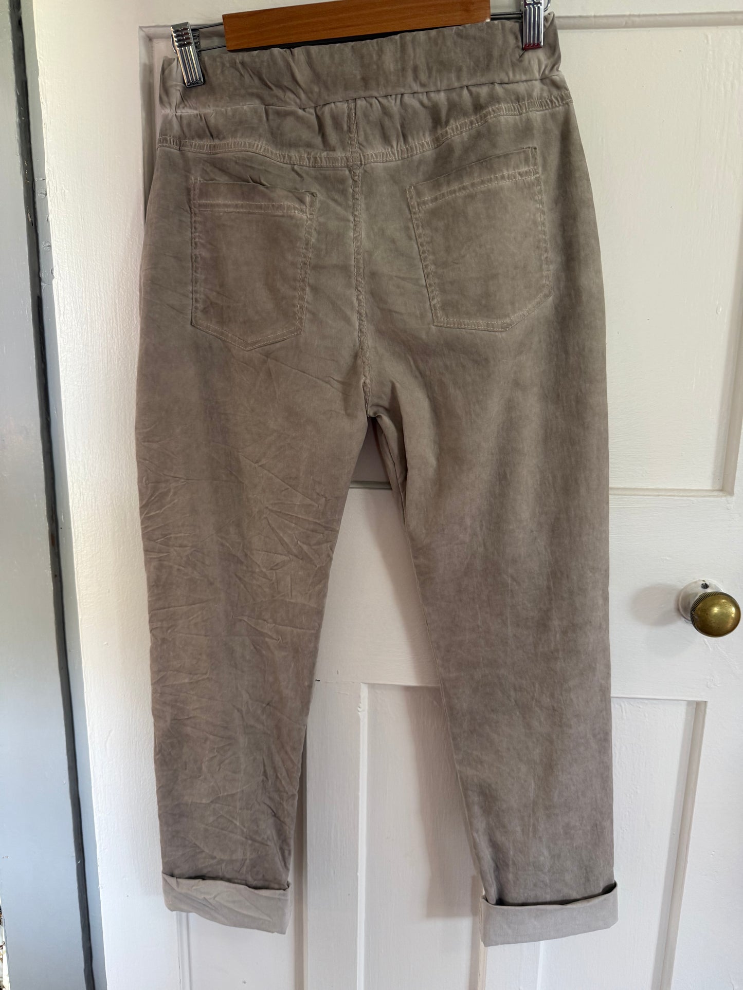 Cotton Pant in Taupe