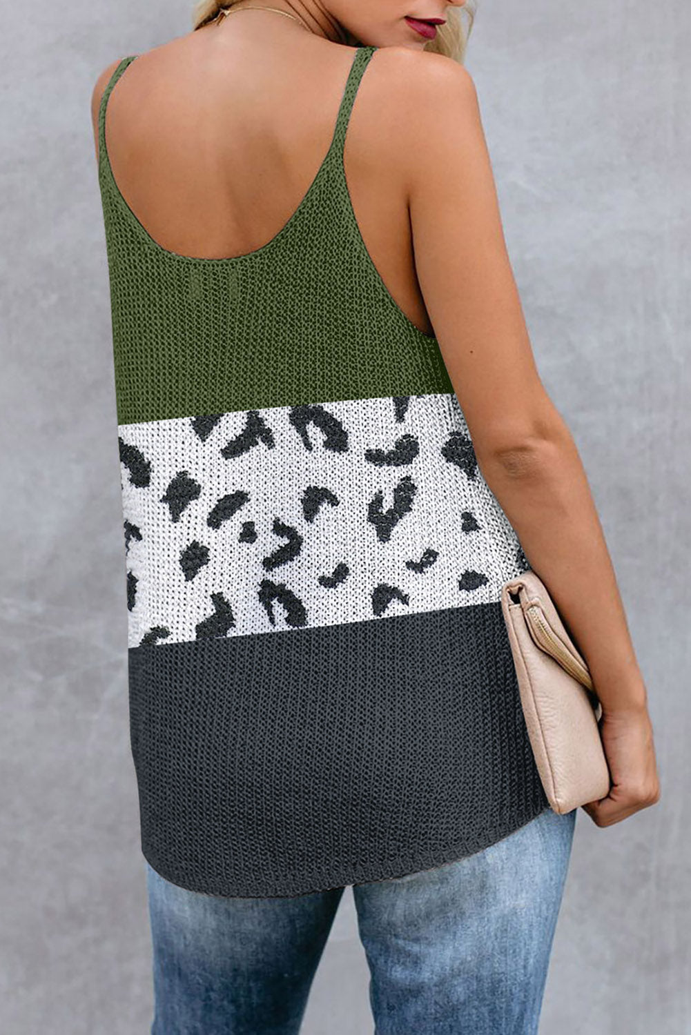 Leopard Knitted Tank