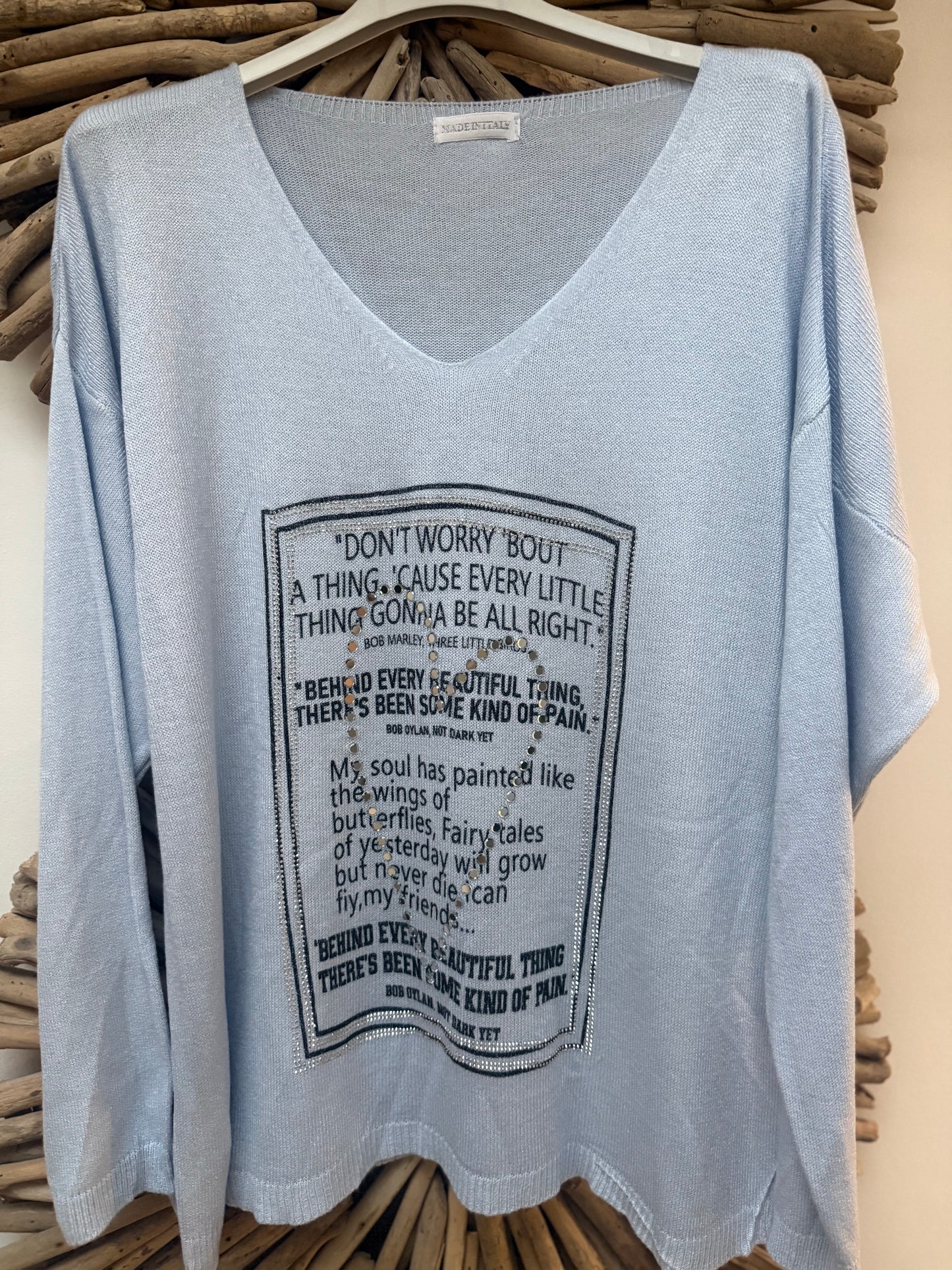Don’t Worry Baby Blue Knit