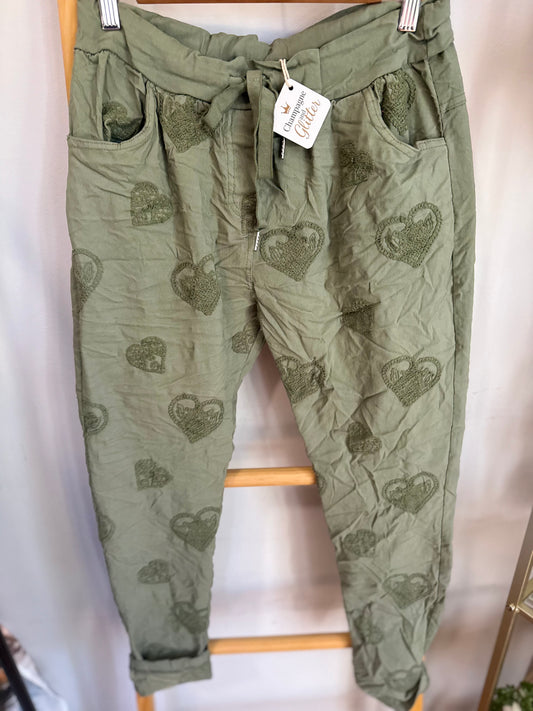 Lexley Heart Pants_ Khaki