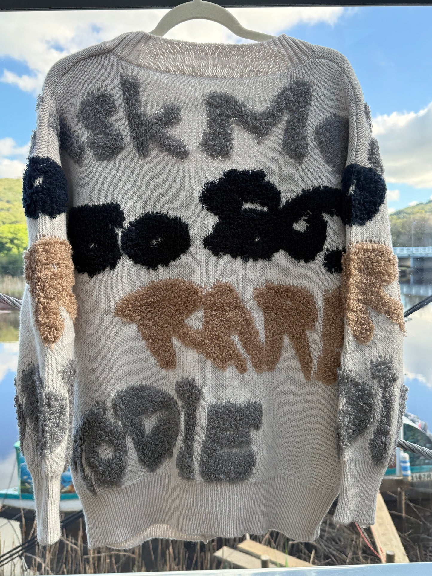 Snuggle Me Knit Off White