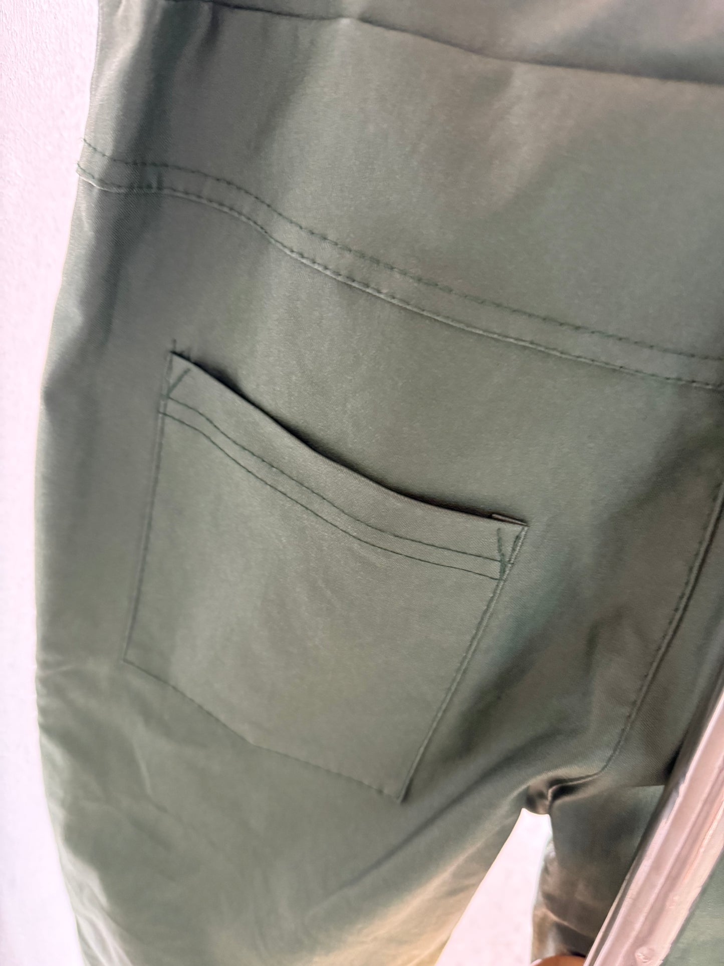 Pleather Pant Green