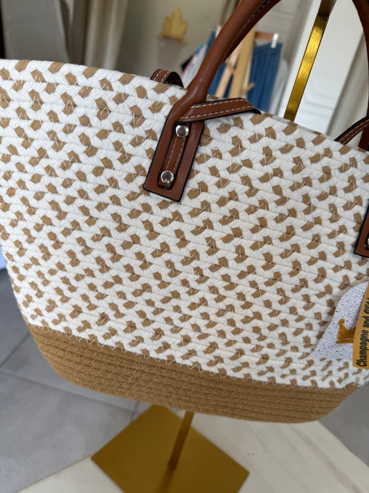 Waffle Nude Bag