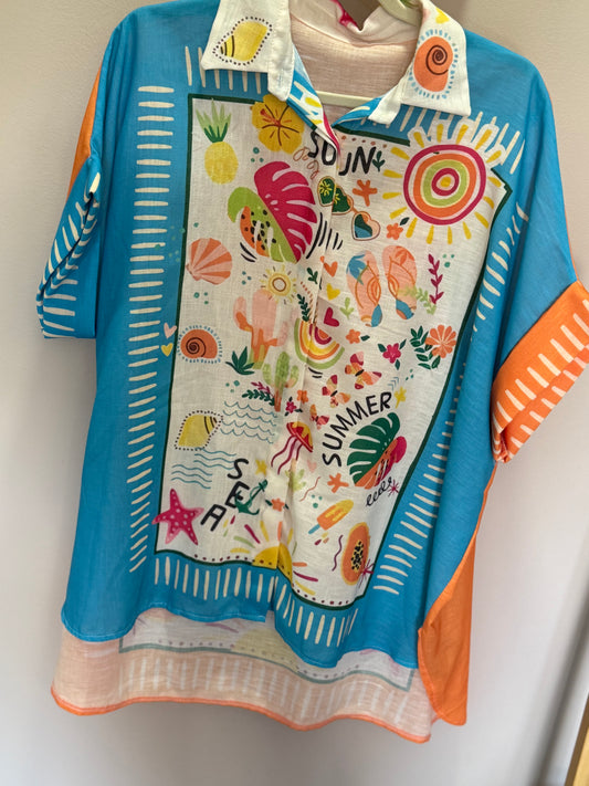 Jaelyn Printed Shirt