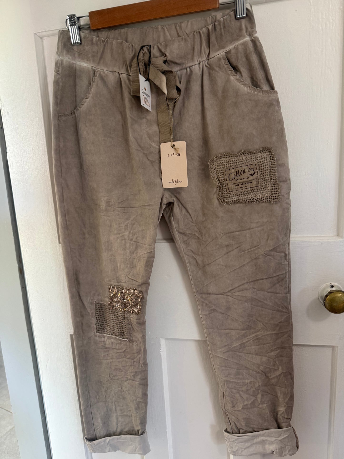 Caramel Patched Pant