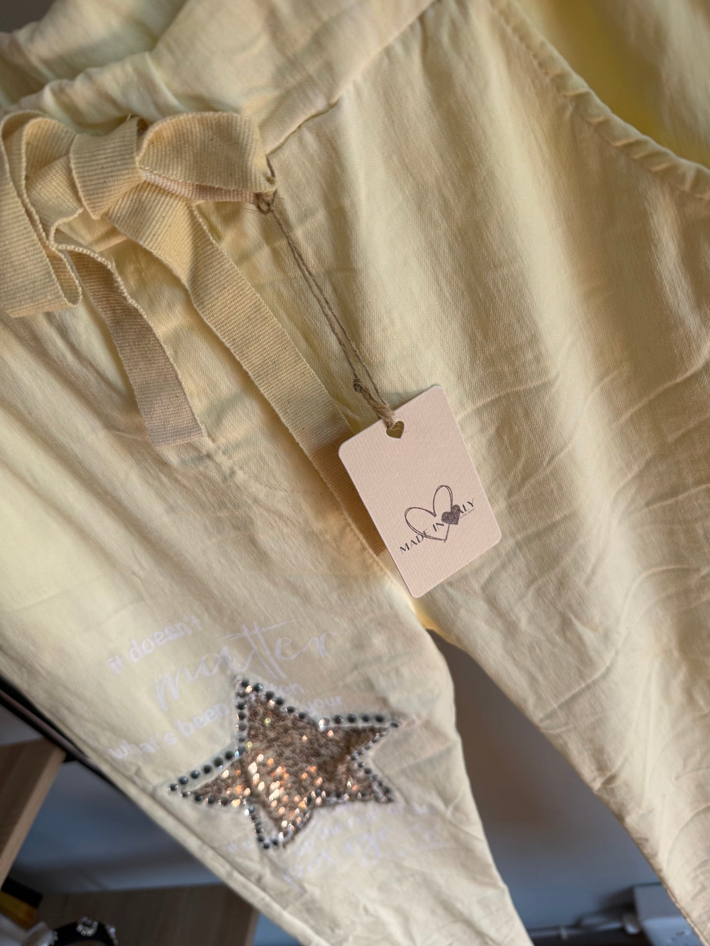 Stars Matter Yellow Pant