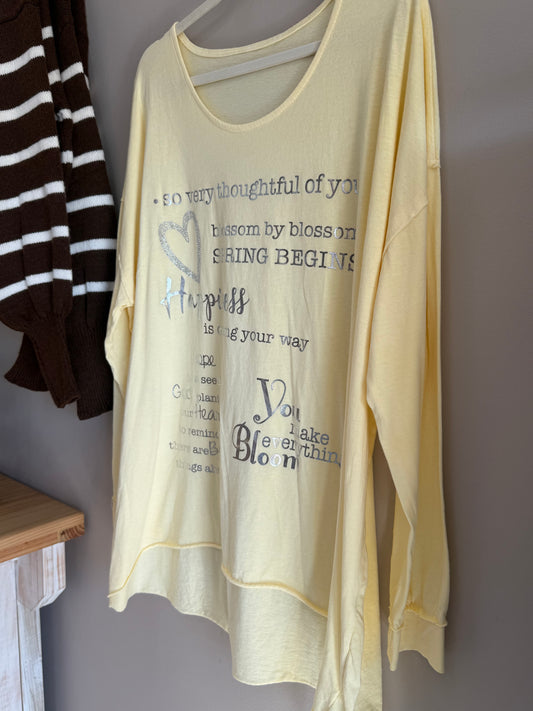 Happiness Blouse Yellow