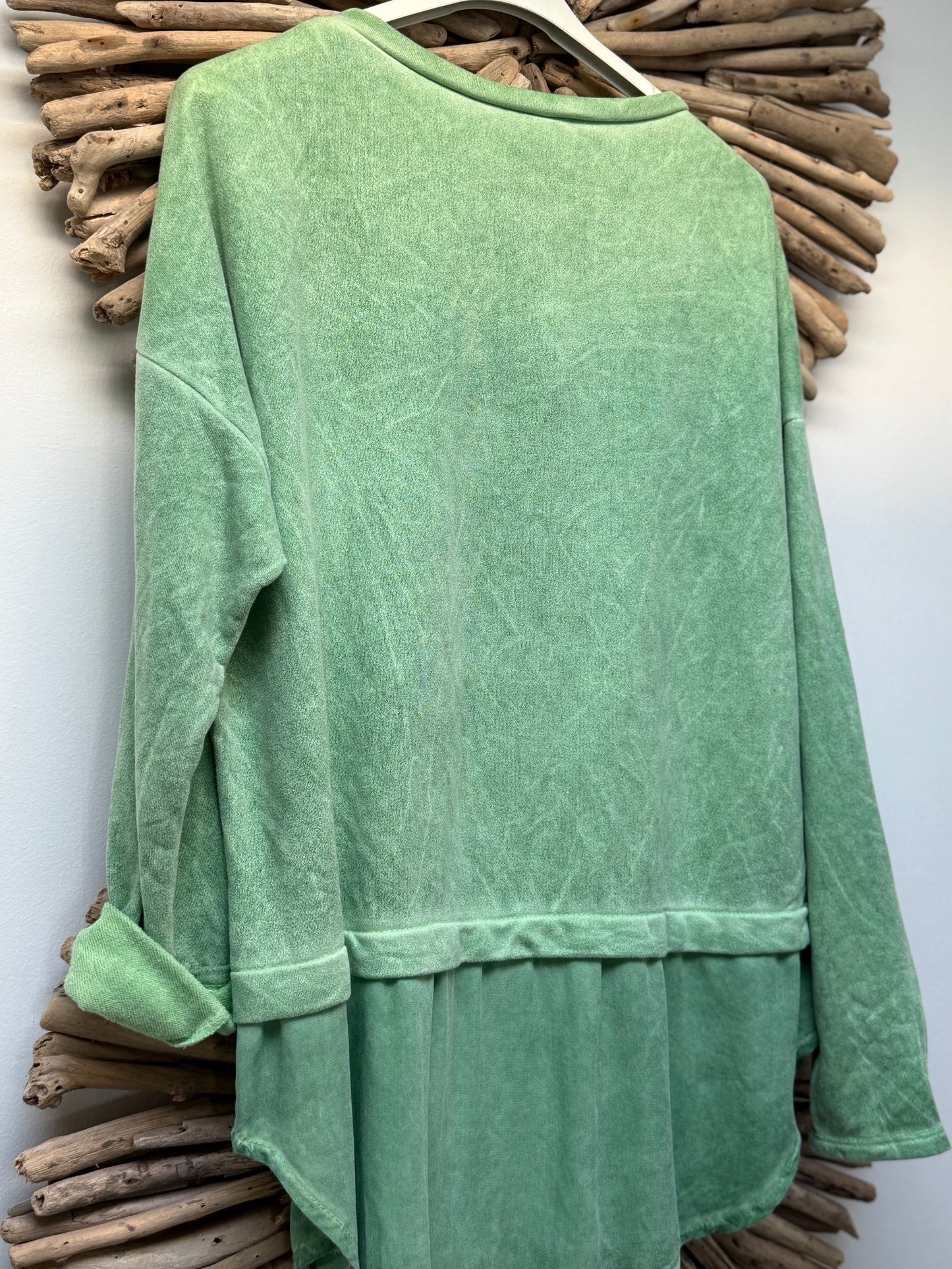 Shine blouse Green