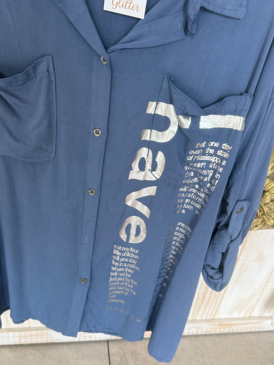 To Have Blouse Powdered Blue