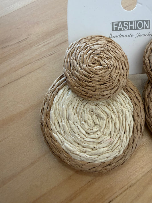 Raffia Earrings
