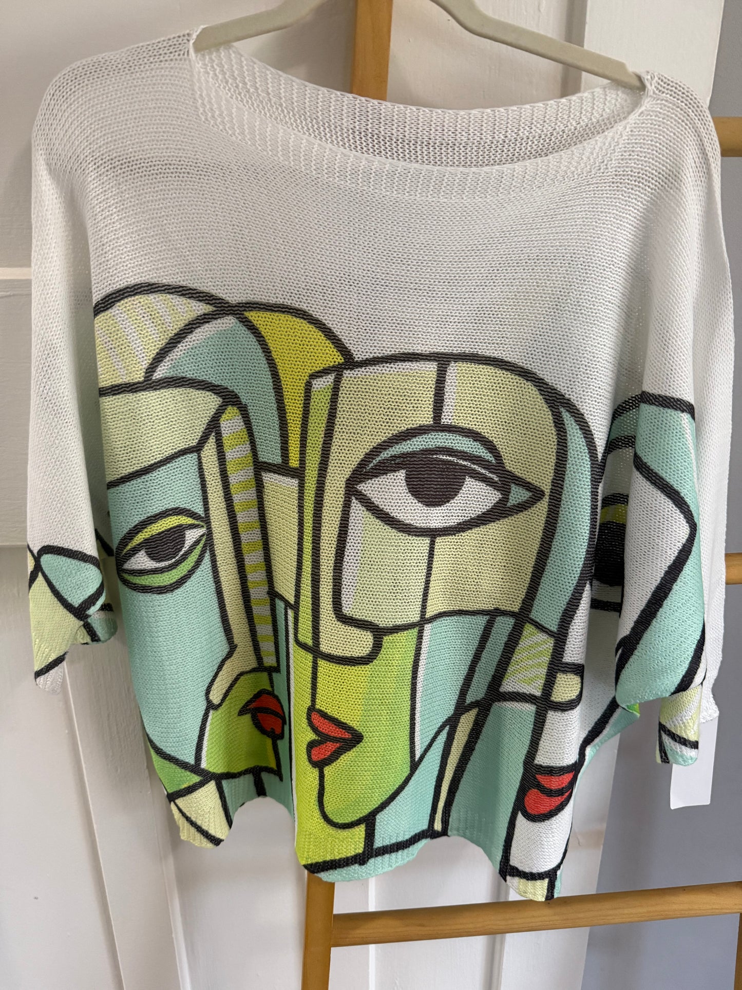 Picasso Knit Blouse