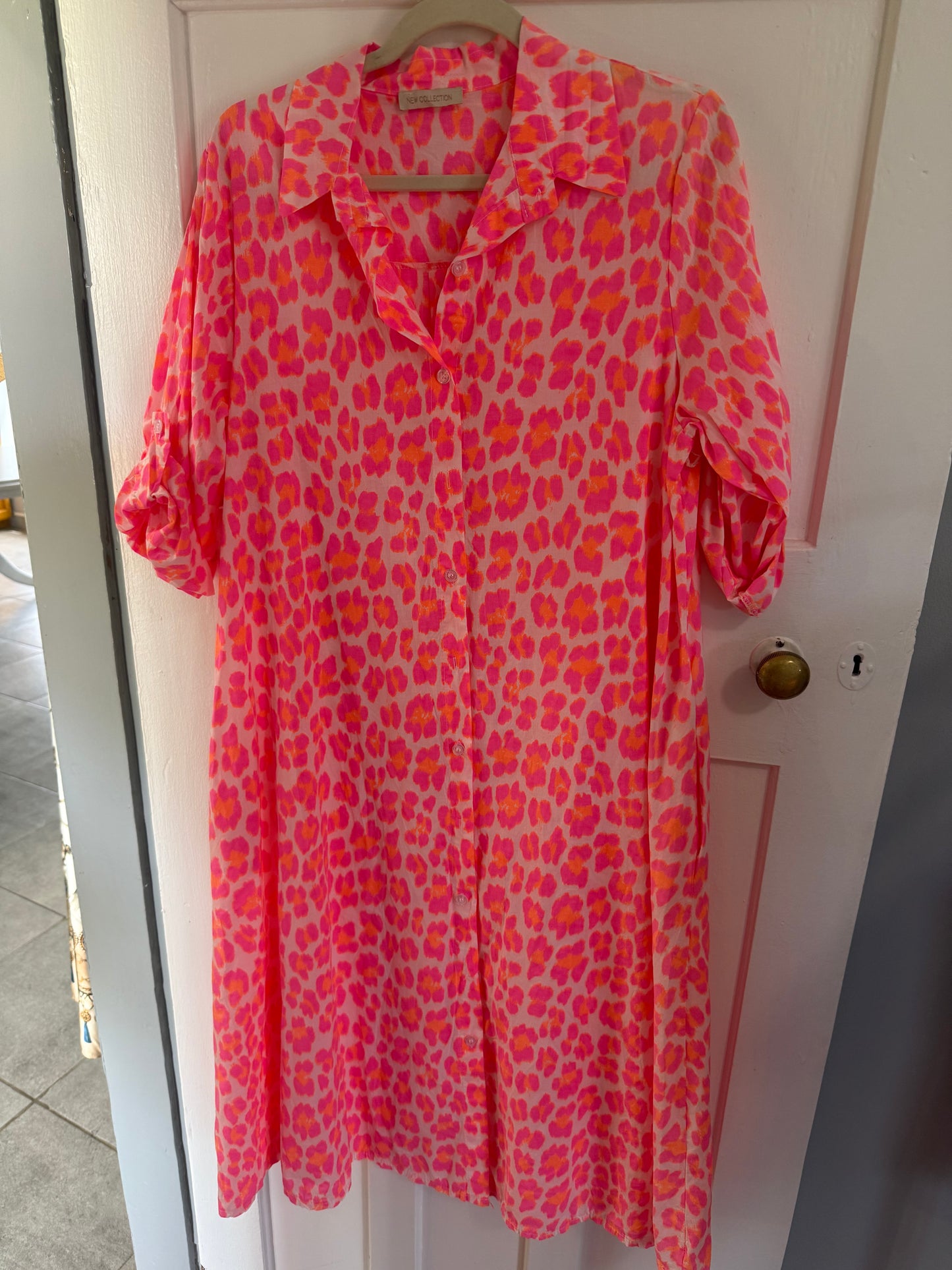 The Fashionista Dress_WhiteOrange