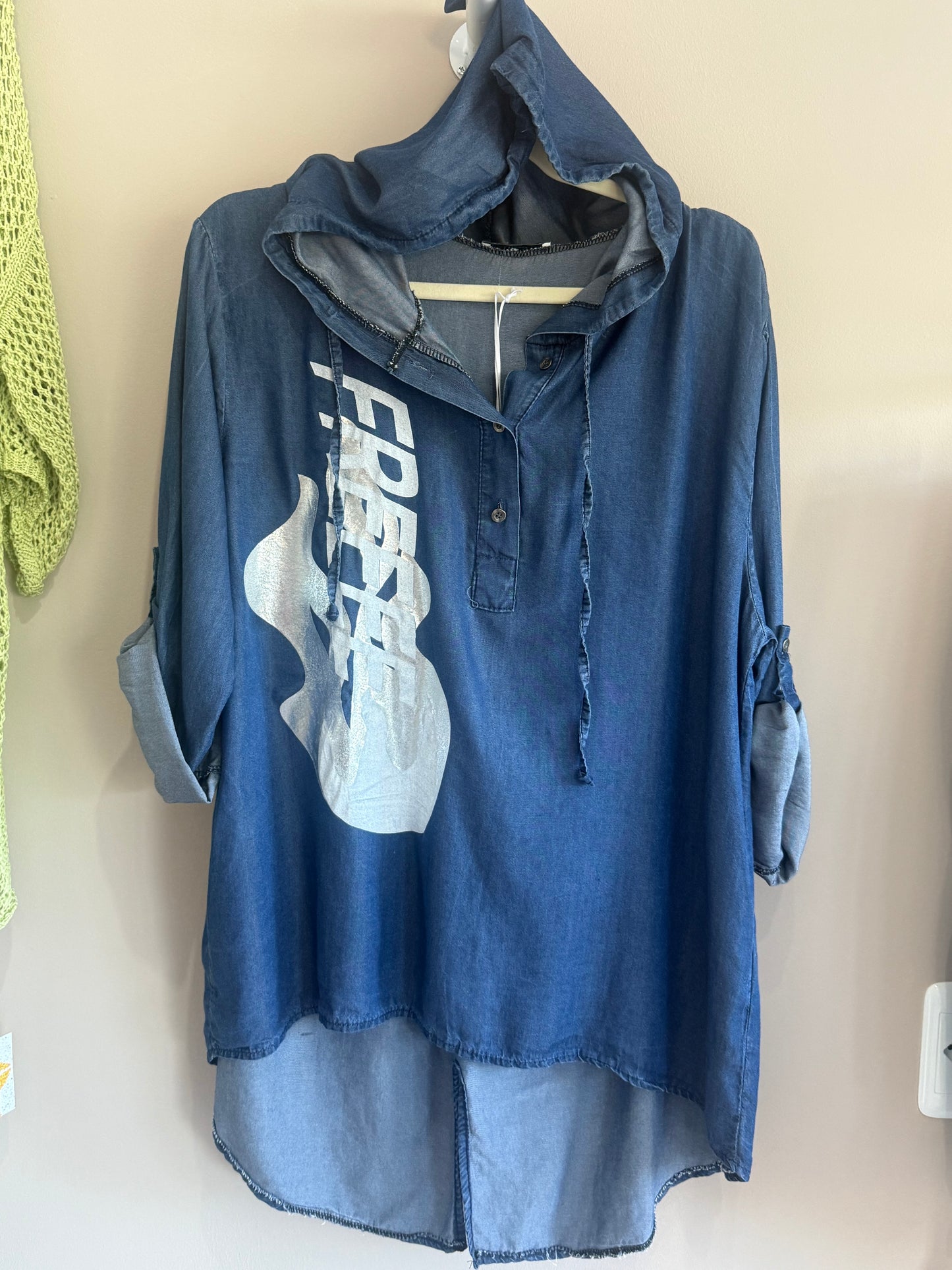 Free 2B Denim Blouse