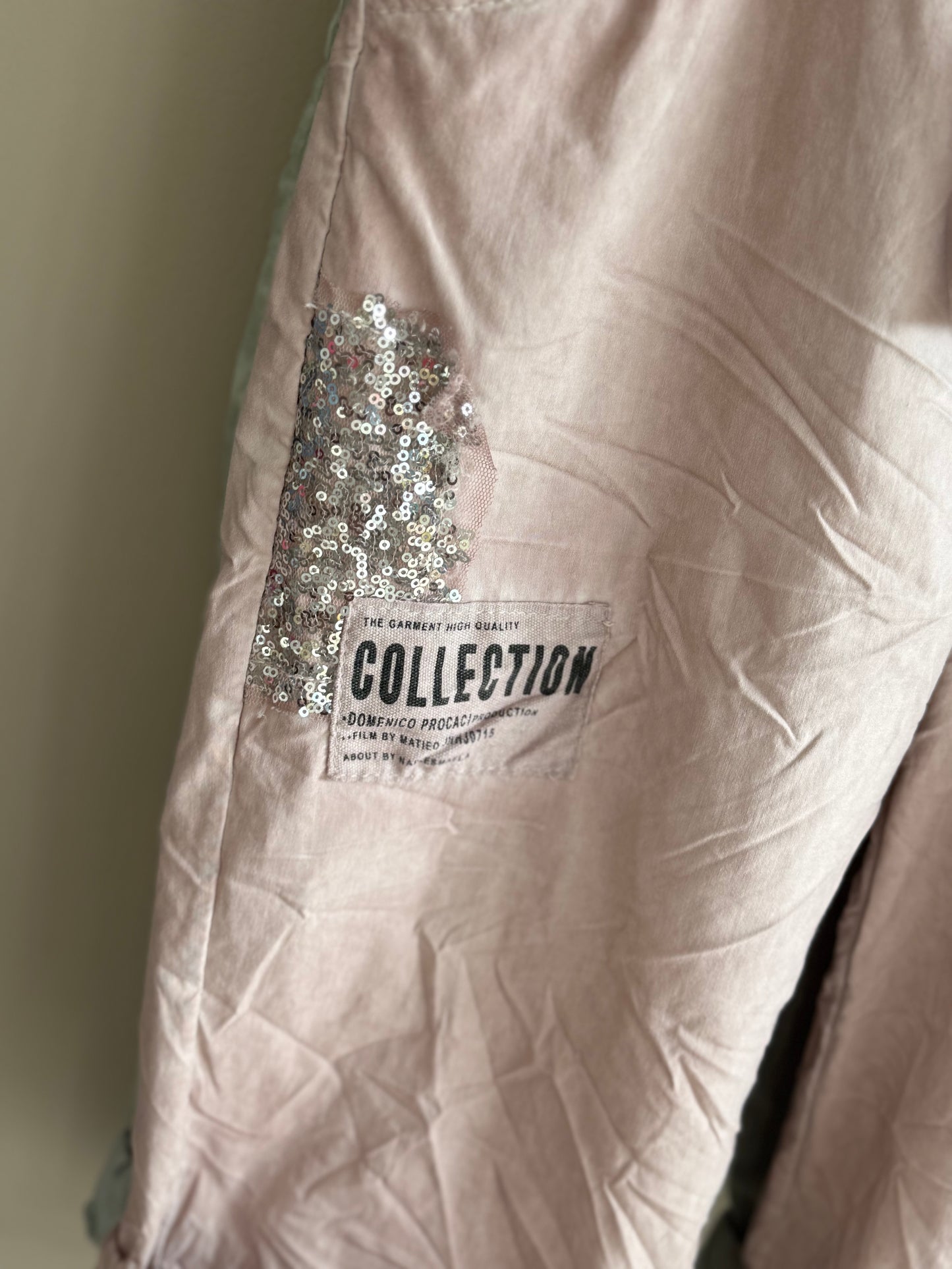 Patched Shorts Dusty Pink