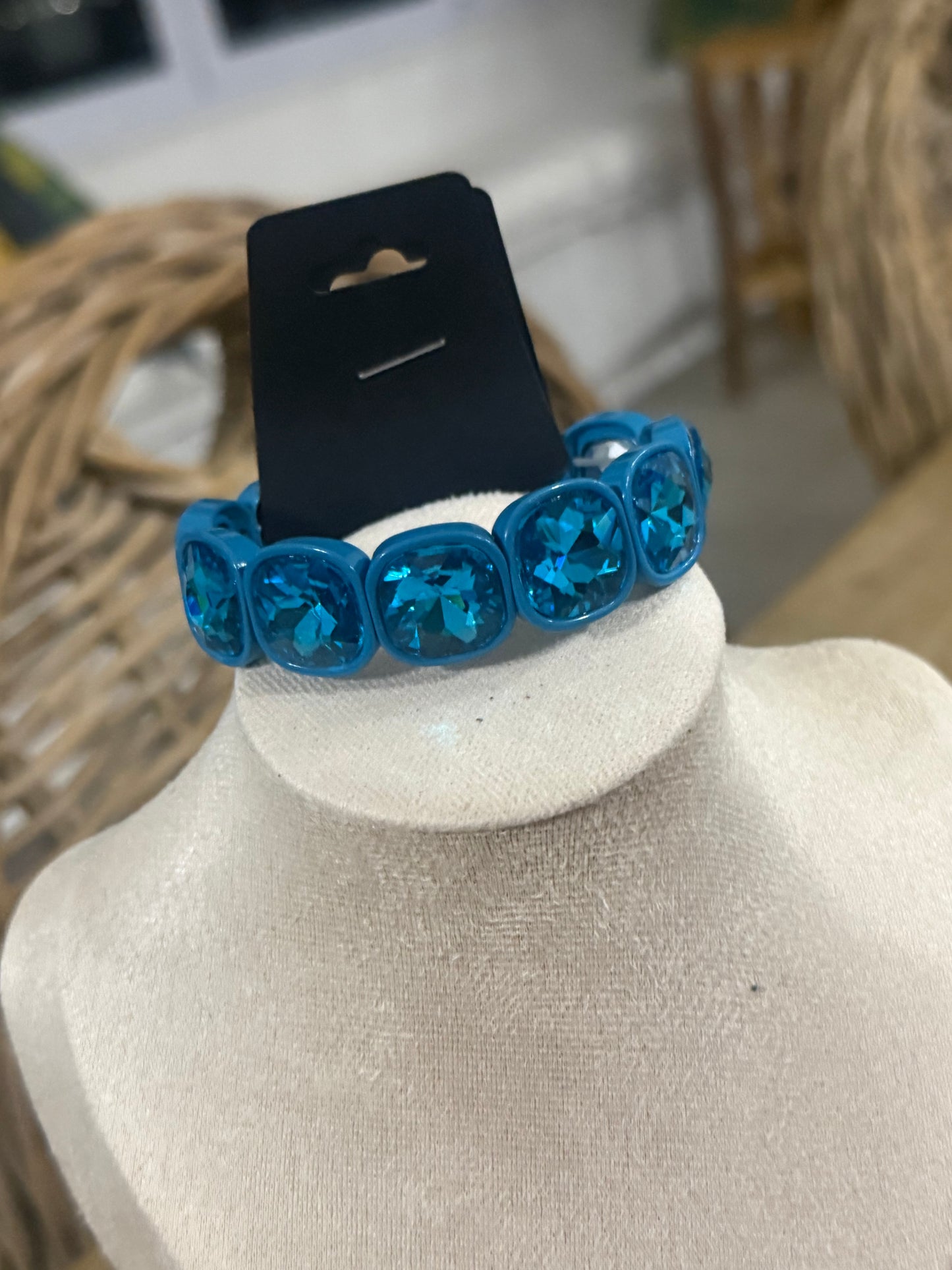 Turq Square Bracelet