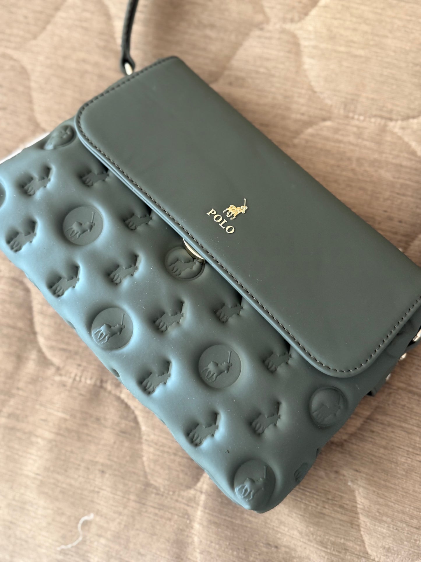 9263 Polo Olive Flapover Sling