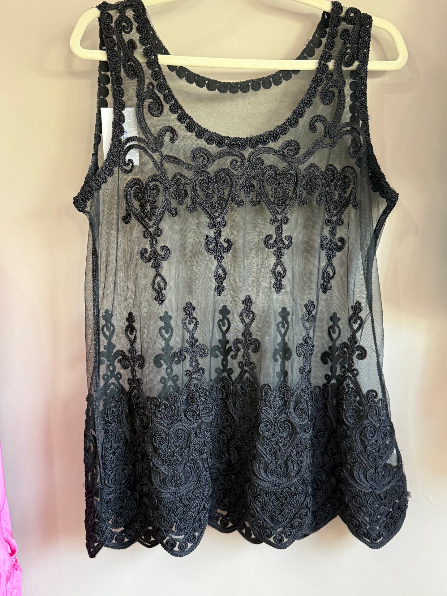 Black Sheer Blouse