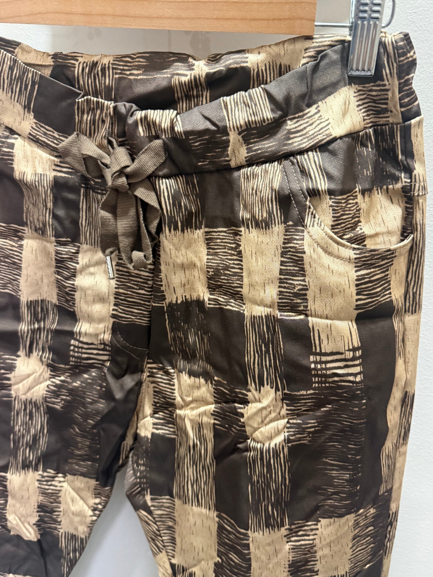 Chess Pant Brown