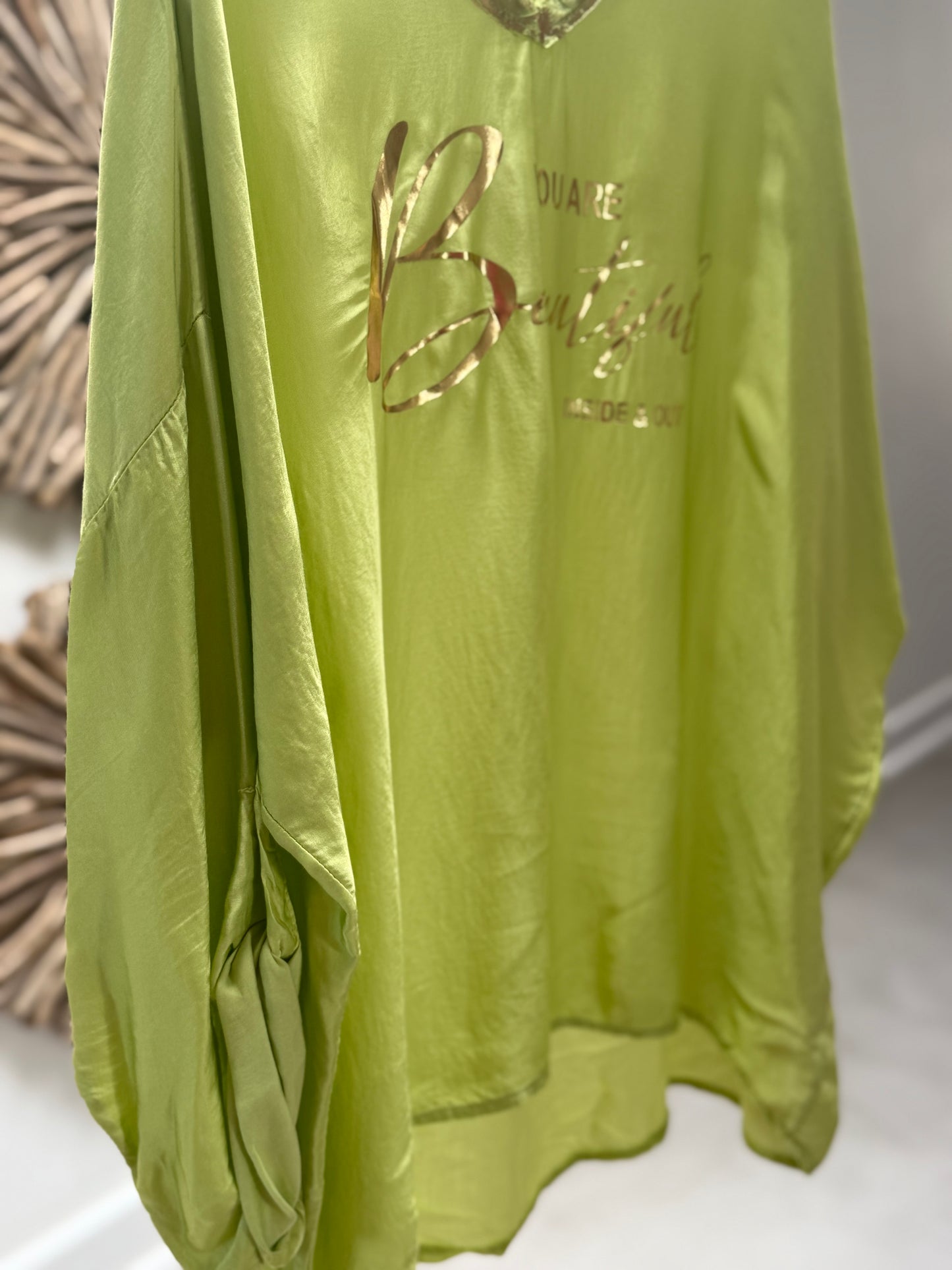 Believe Blouse Apple Green
