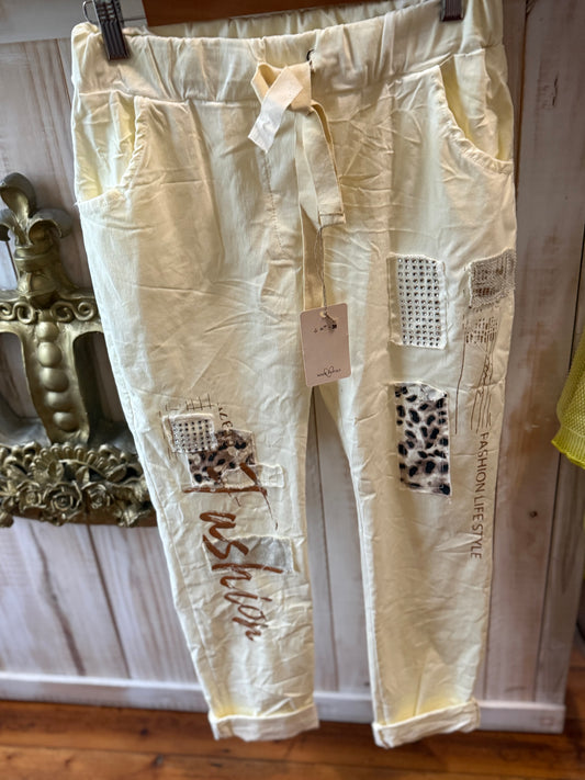 Fashion Pant Yellow