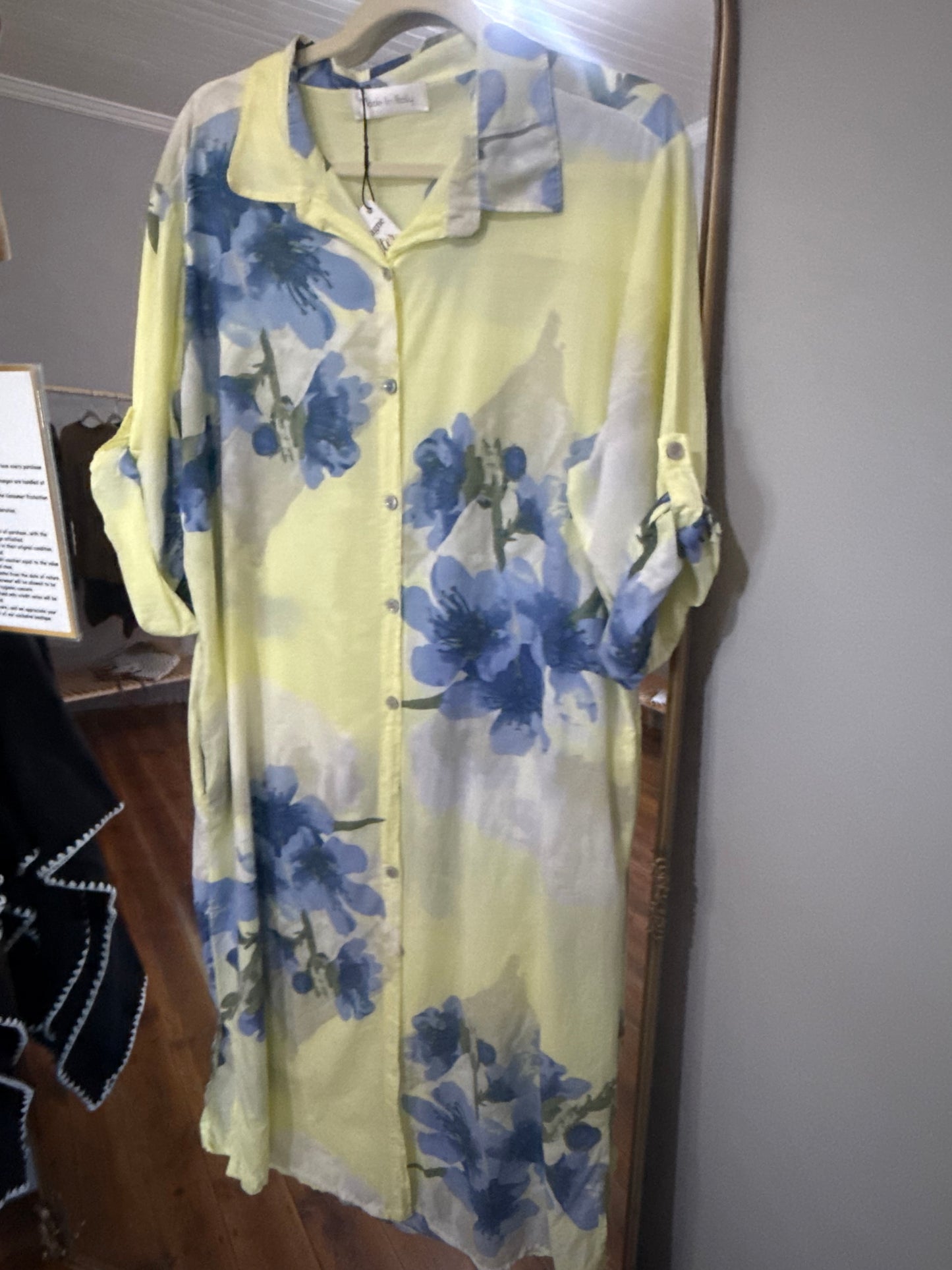 Annette Cotton Yellow Dress