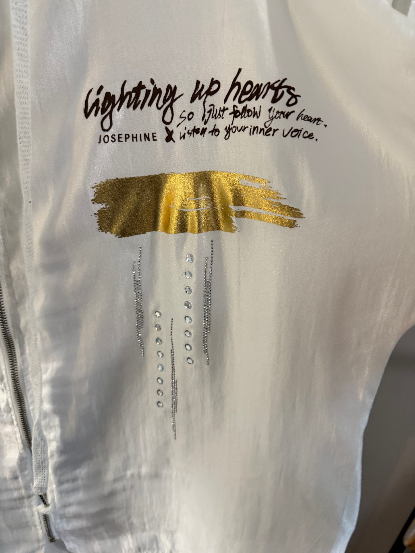 I don't care Jacket White