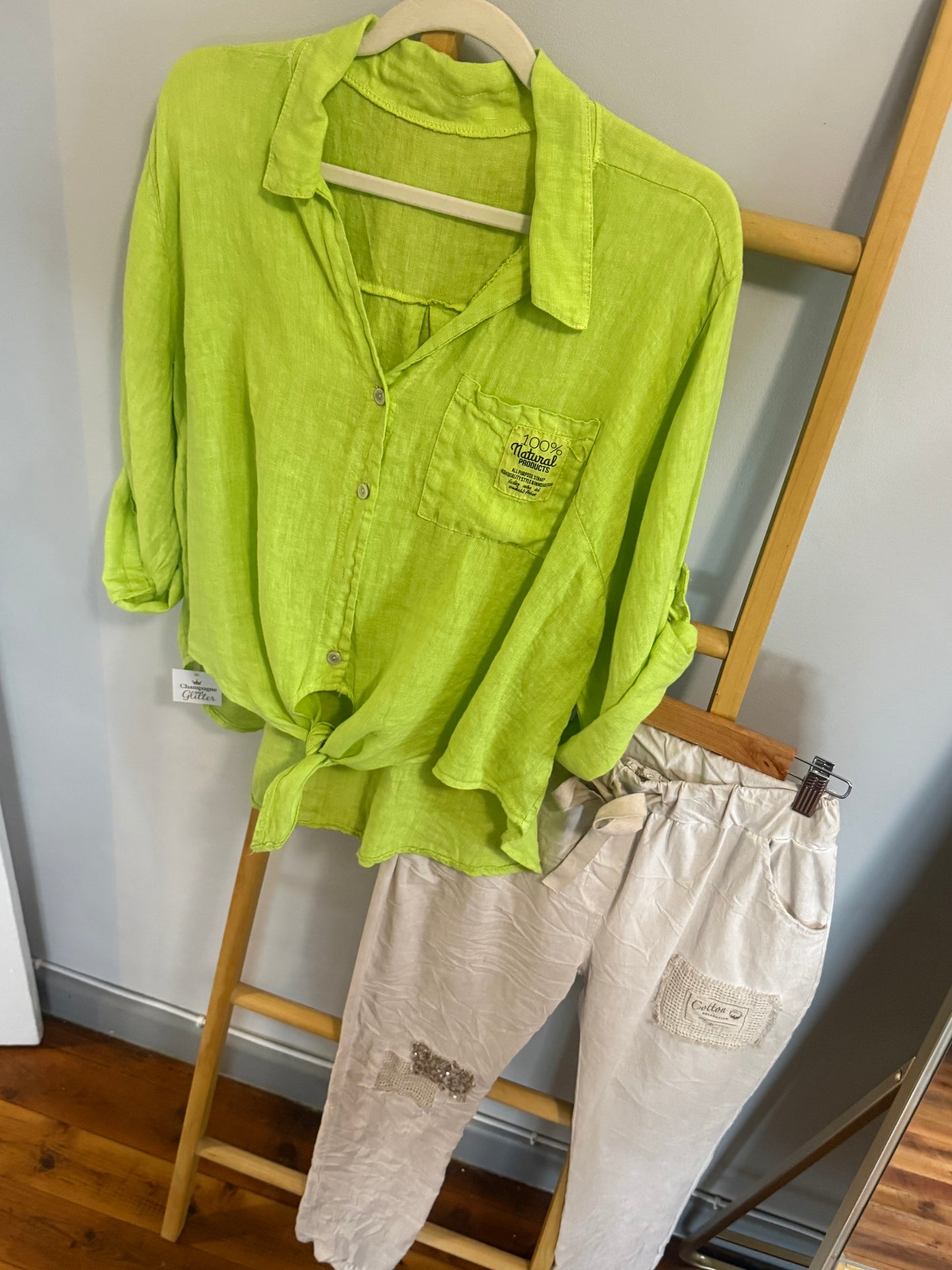 Beauty Blouse Apple Green