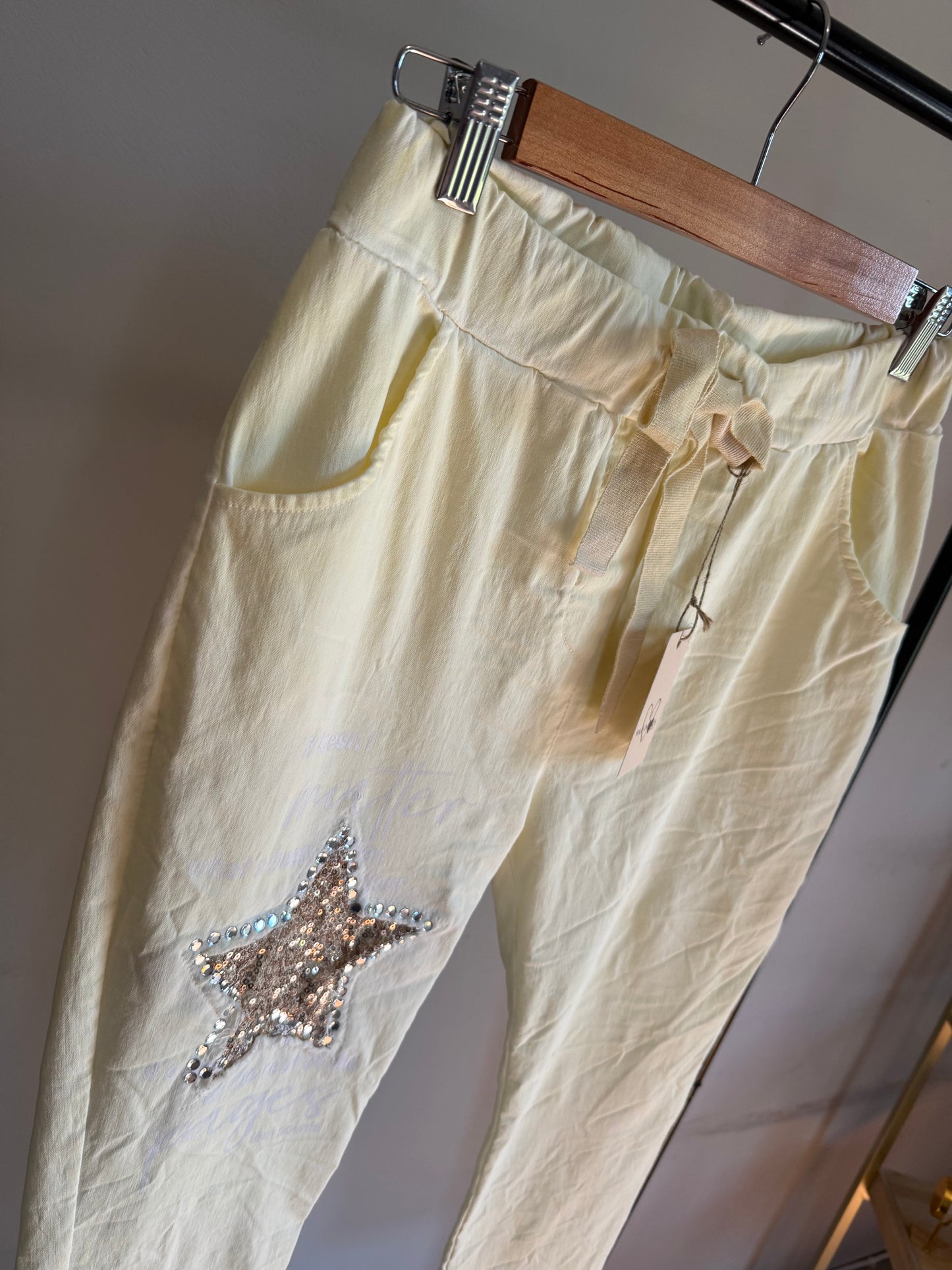 Stars Matter Yellow Pant
