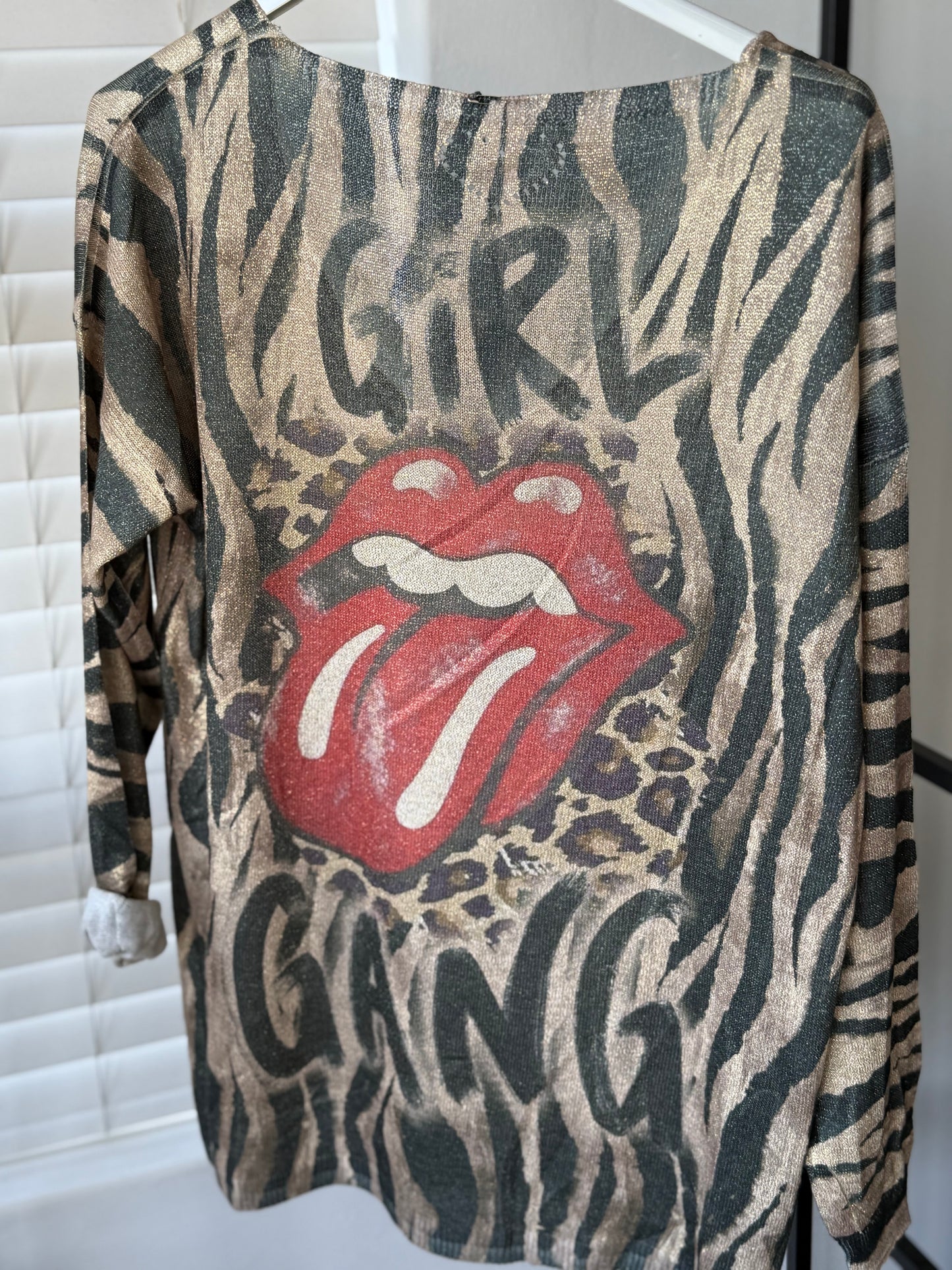 GURL AND Leopard Blouse