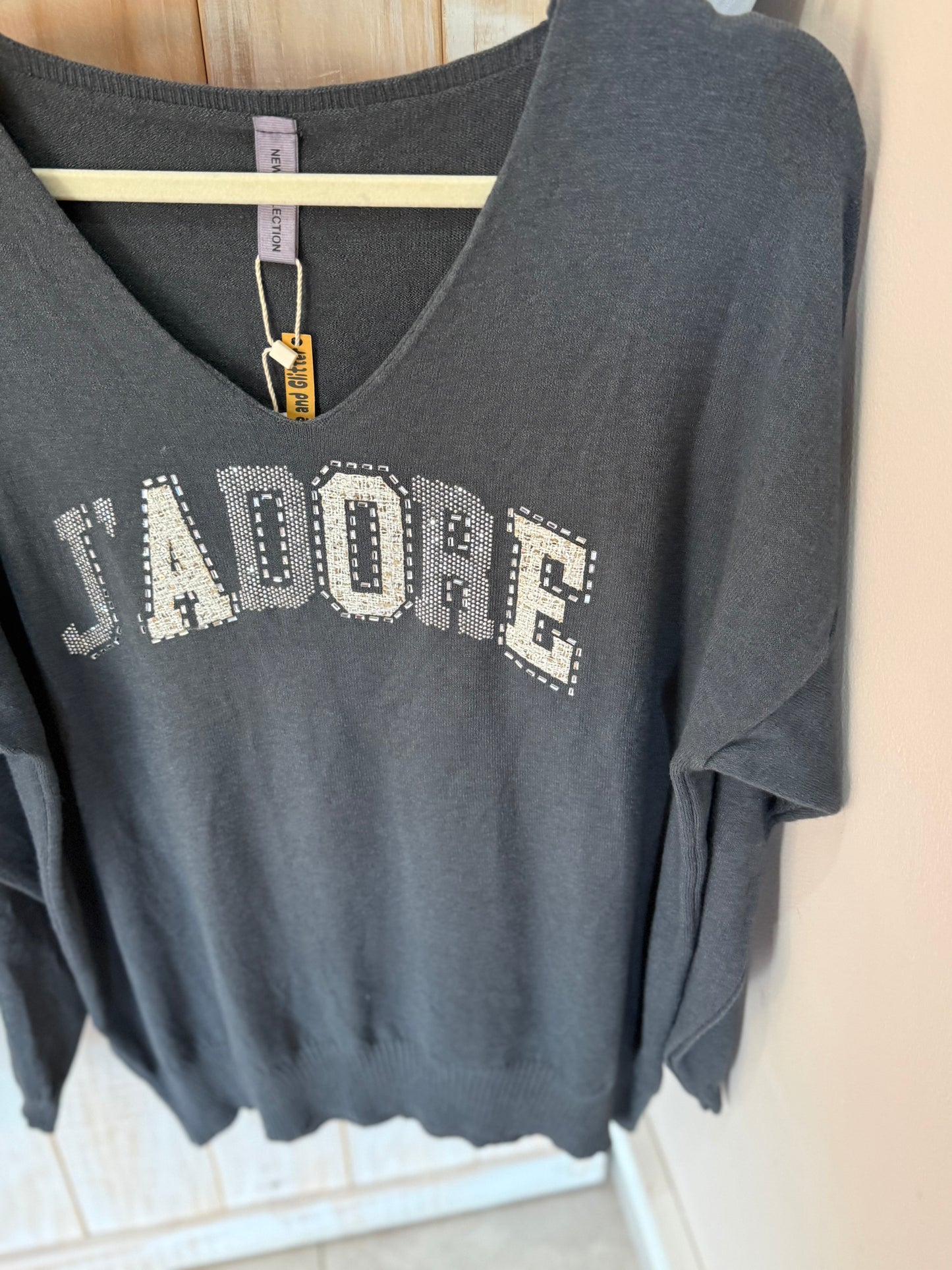 Jadore Soft Knit Charcoal