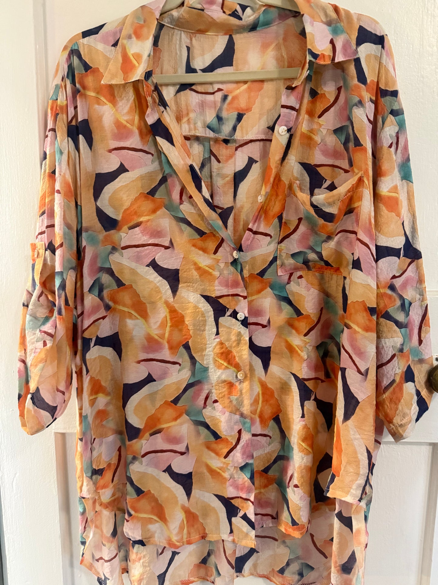 Printed Blouse Pastels