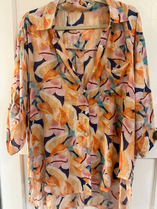 Printed Blouse Pastels