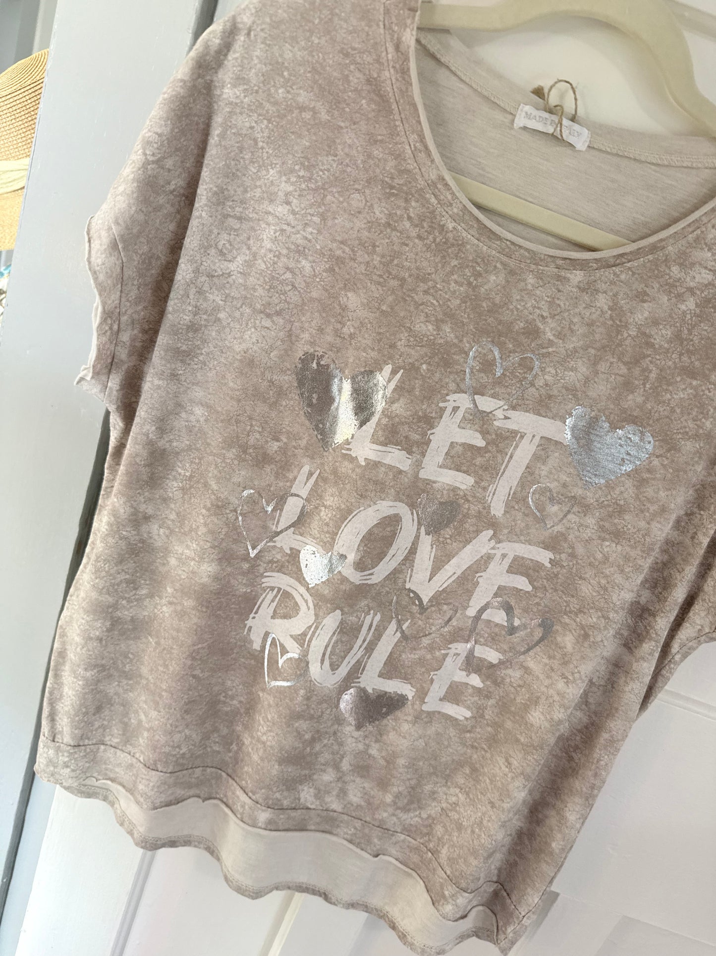 Let Love Rule Taupe