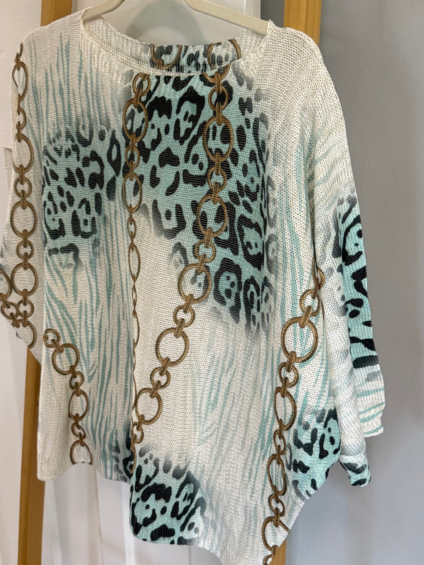 Mint Leopard Chain