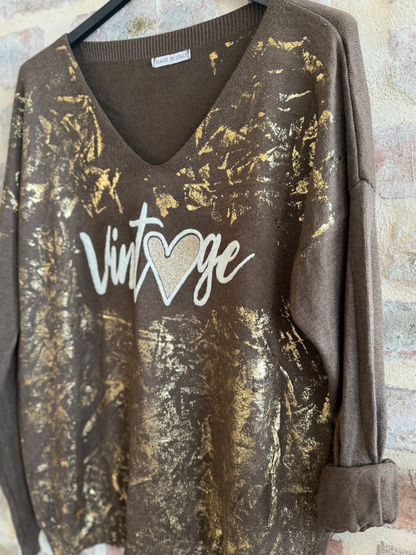 Vintage Knit Brown