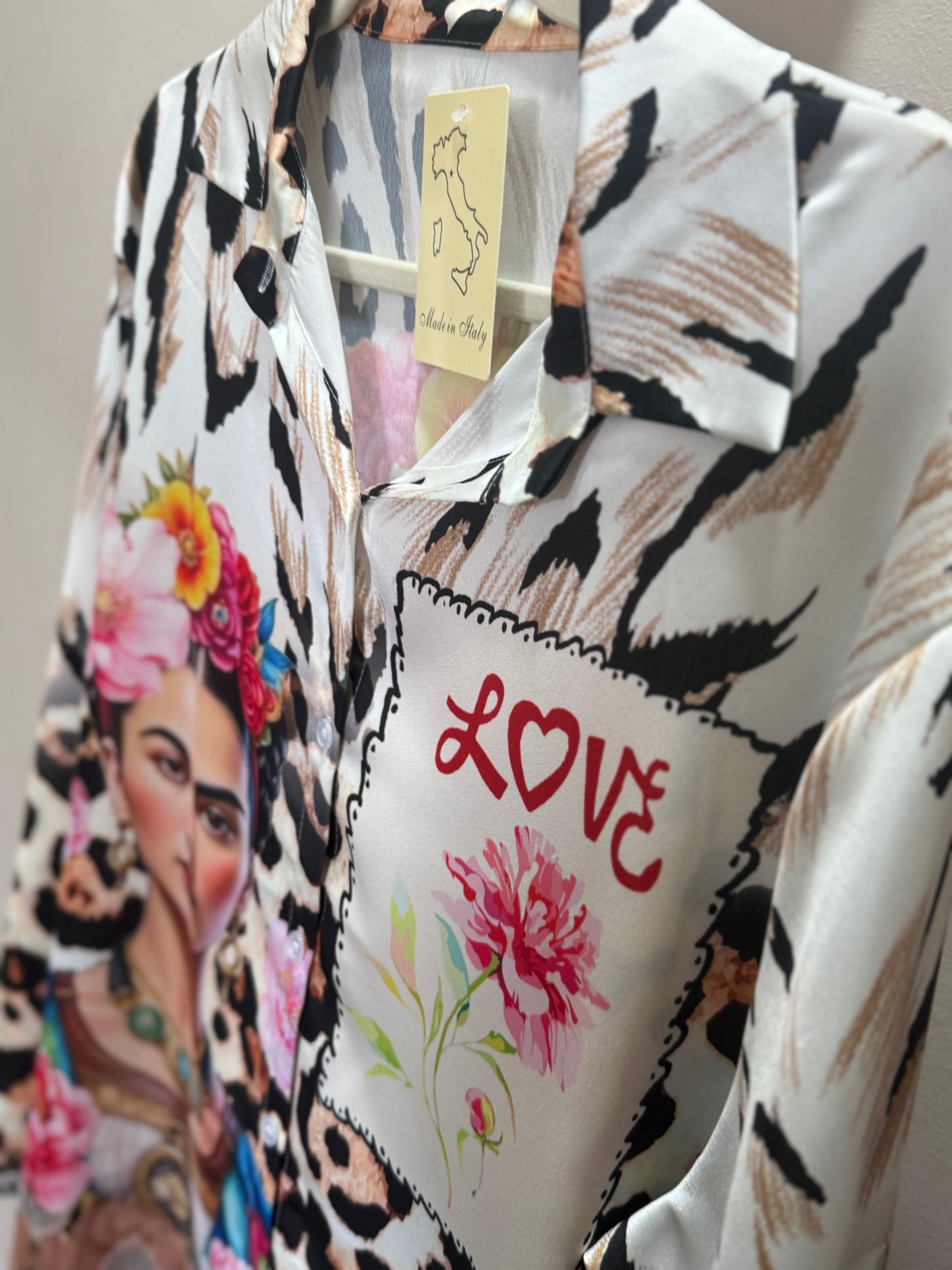 FRIDA FAITH SATIN SHIRT
