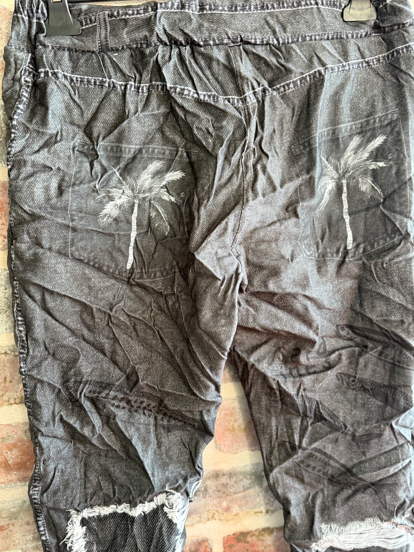 Black Bow Pants