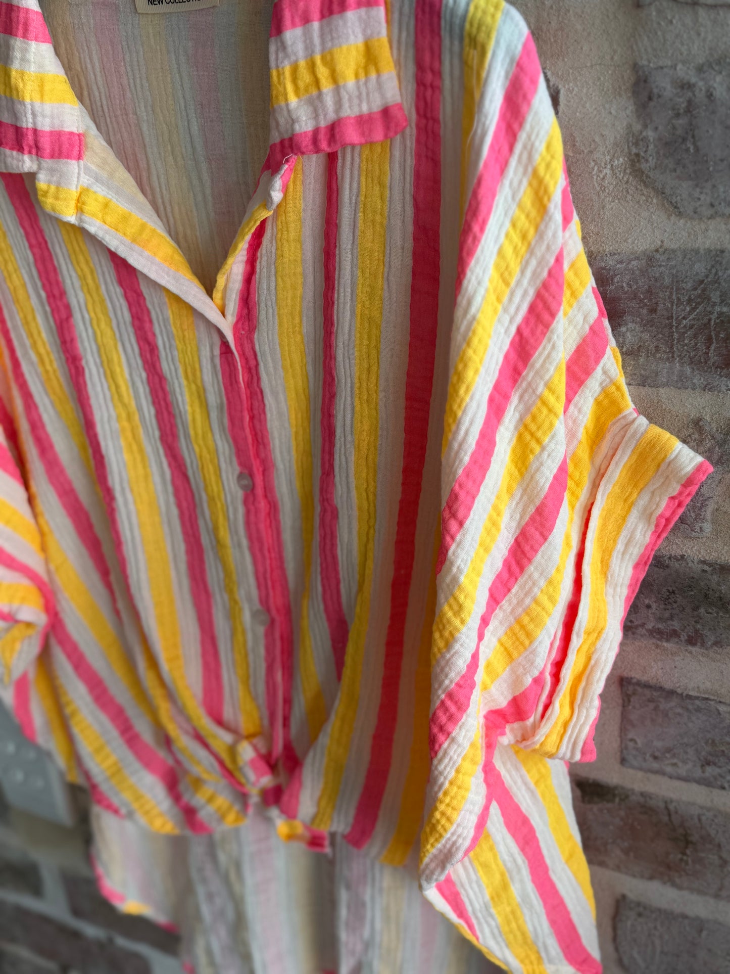 Annika Yellow Stripe